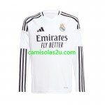 Camisolas de futebol Real Madrid Equipamento Principal 2024/25 Manga Comprida